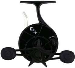 13 Fishing Black Betty Free Fall Ghost Ice Reel - Blackout Glow - L/H -Daiwa Sales Store 13 fishing bbffgwbog2 5 lh black betty free fall ghost ice reel 09136.1651258632