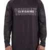 13 Fishing Noire Performance Long Sleeve Hooded Shirt - Small