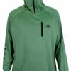 Aftco Jason Christie Performance Hooded Long Sleeve Shirt - Olive - L
