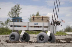 Alumacart Big Kahuna Beach Wagon W/UV Decking -Daiwa Sales Store alumacart alum315 big kahuna beach wagon w uv decking 02692.1665199053