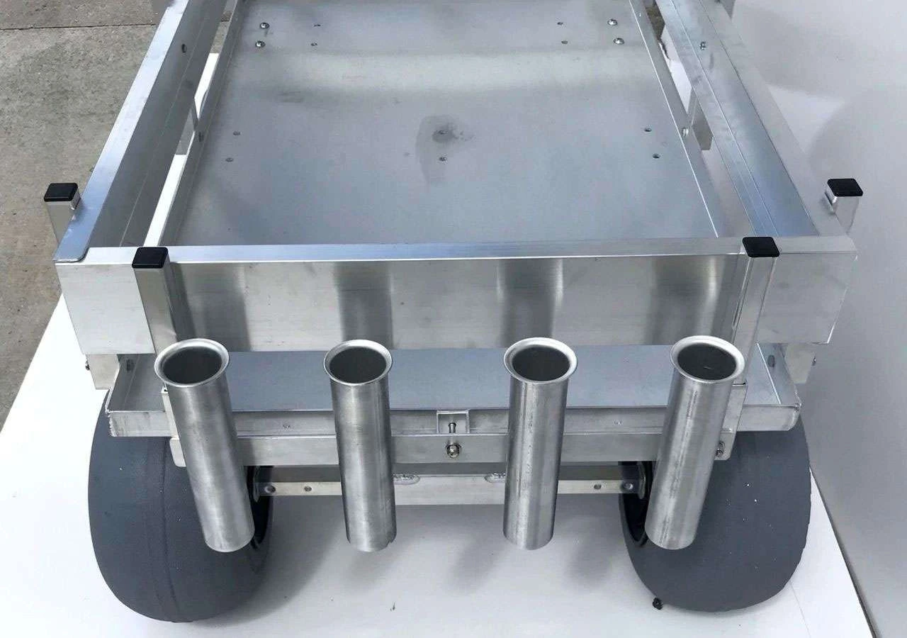 Alumacart One Rod Rack - Four Rod Holder 2 Alumacart One Rod Rack - Four Rod Holder - Image 2