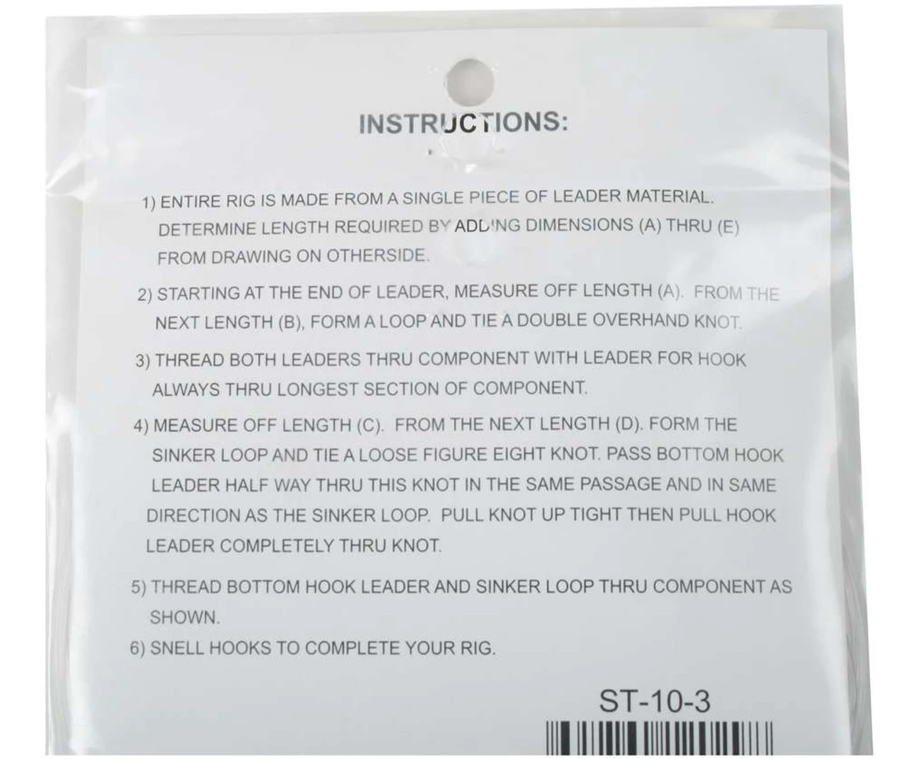 Aqua-Clear ST-10-3 Striped Bass Rig 2 Aqua-Clear ST-10-3 Striped Bass Rig - Image 2
