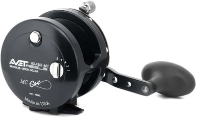 Avet HXJ 5/2 MC Two Speed Lever Drag Casting Reel Black 1 Avet HXJ 5/2 MC Two Speed Lever Drag Casting Reel Black