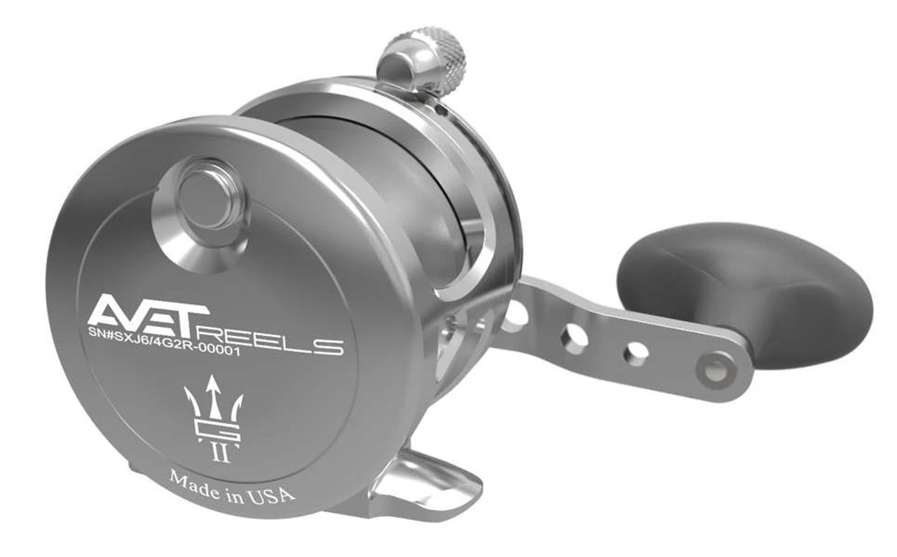 Avet SXJ G2 6/4 2- Speed Reel - Left Hand Silver 2 Avet SXJ G2 6/4 2- Speed Reel - Left Hand Silver - Image 2