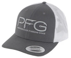 Columbia PFG Mesh Snap Back Ball Cap - Grill