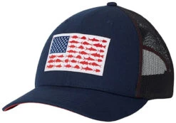 Columbia PFG Mesh Snap Back Fish Flag Ball Cap -Daiwa Sales Store columbia 183700 pfg mesh snap back fish flag ball cap 08048.1651234923