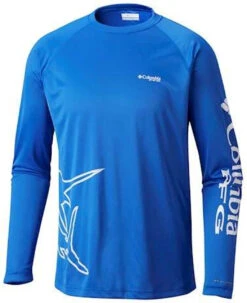 Columbia PFG Terminal Tackle Fish Series Long Sleeve Shirt -Daiwa Sales Store columbia pfg terminal tackle fish series long sleeve shirt 22543.1651188791
