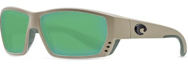 Costa Del Mar Tuna Alley Sunglasses - Sand/Green Mirror 580G 1 Costa Del Mar Tuna Alley Sunglasses - Sand/Green Mirror 580G