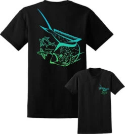David Dunleavy DDM6098 Mahi Mahi Deco Tee - Black