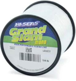 Hi-Seas Grand Slam Mono 1/4 Lb. Spool Clear