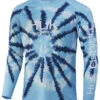 Huk Spiral Dye Pursuit Long Sleeve Shirt - Baltic Sea - X-Large