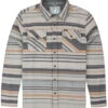 Jetty Horizon Flannel Shirt - Slate