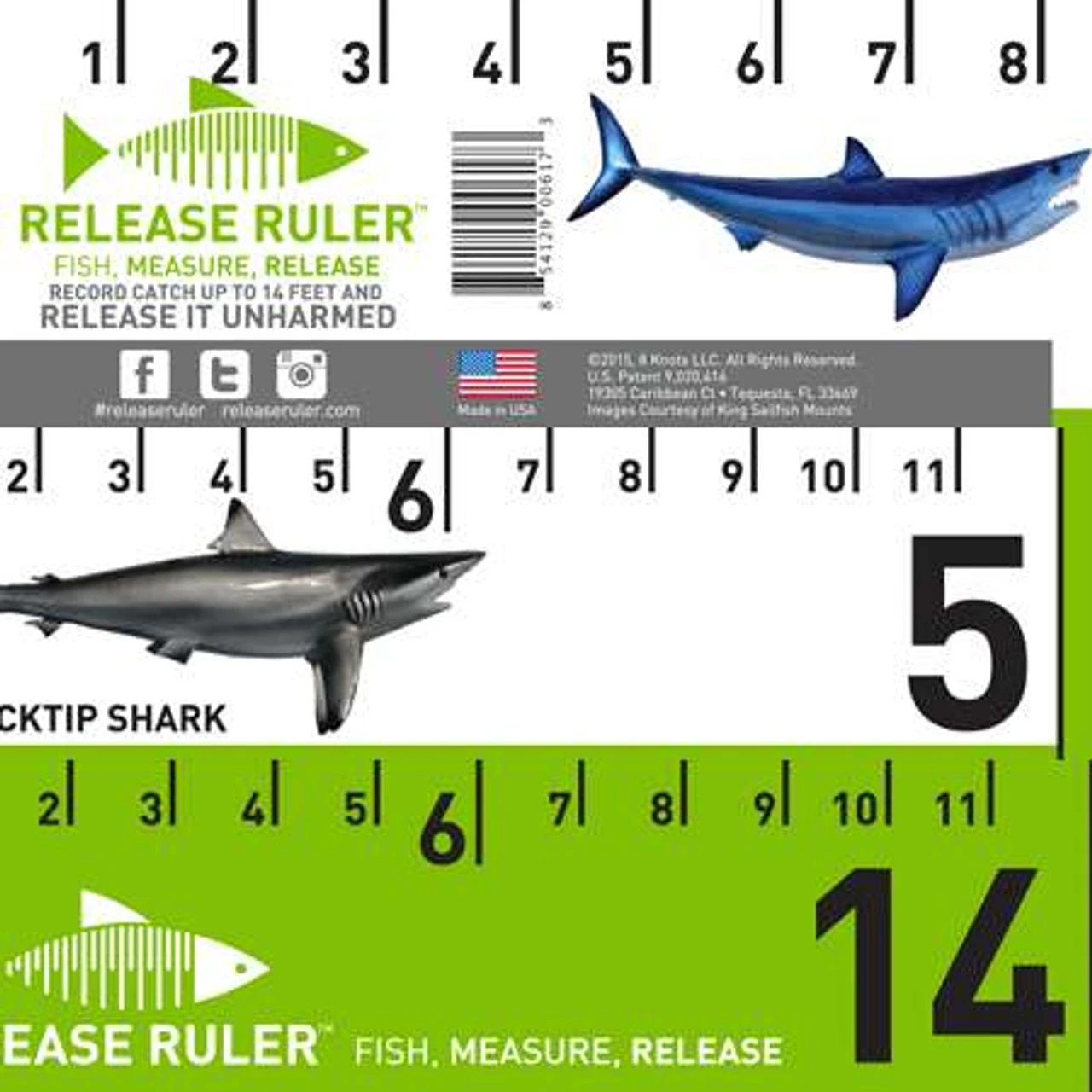 Land Shark Release Ruler 1 Land Shark Release Ruler