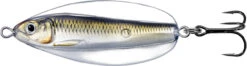 LIVETARGET Erratic Shiner Casting Spoon - 2-1/4in - Silver/Bronze
