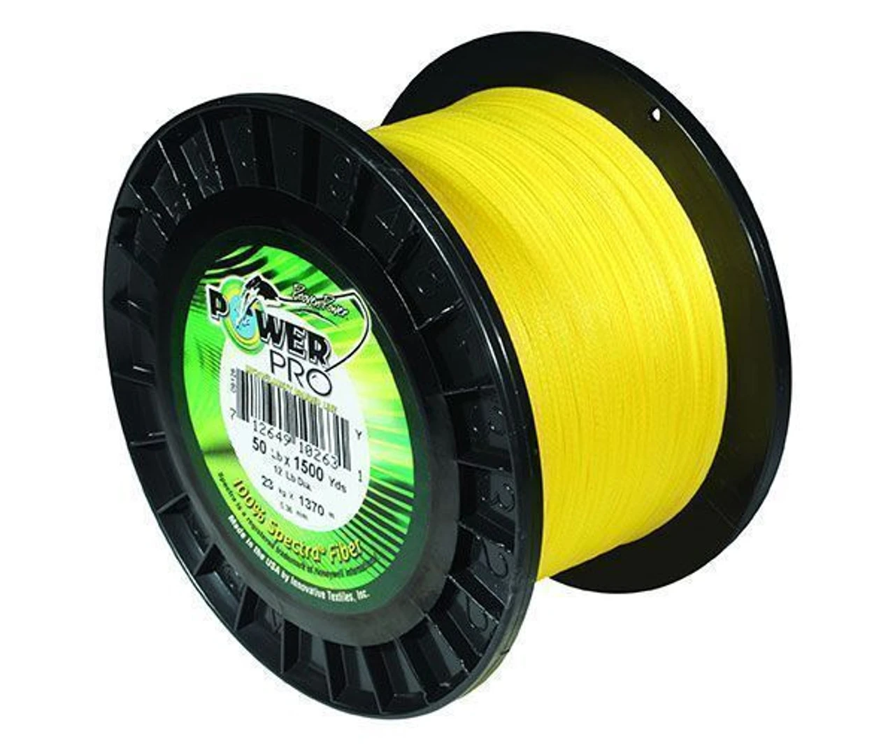 Power Pro 100lb 1500yds Braided Spectra Fishing Line Hi-Vis Yellow 2 Power Pro 100lb 1500yds Braided Spectra Fishing Line Hi-Vis Yellow - Image 2