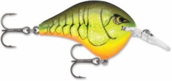Rapala Dives To Crankbait Lure - DT06 CRTBC Chartreuse Rootbeer Crawdad