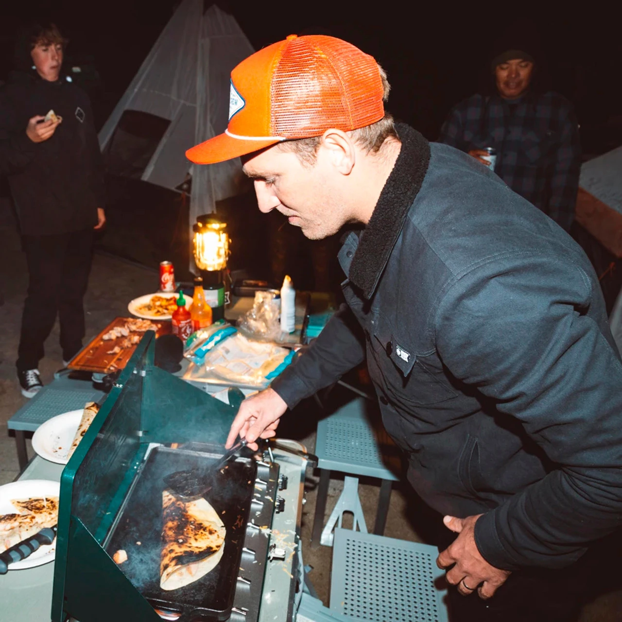 Salty Crew Bait Barge Jacket - Asphalt 3 Salty Crew Bait Barge Jacket - Asphalt - Image 3