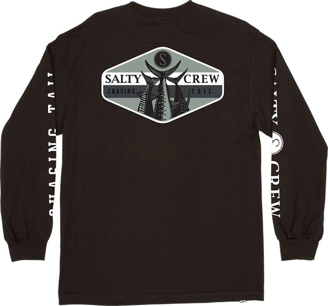 Salty Crew High Tail Premium Long Sleeve Tee - Black - Medium 1 Salty Crew High Tail Premium Long Sleeve Tee - Black - Medium