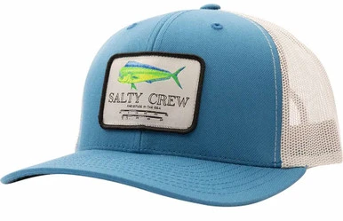 Salty Crew Mahi Mount Retro Trucker Hat - Slate/Silver 1 Salty Crew Mahi Mount Retro Trucker Hat - Slate/Silver