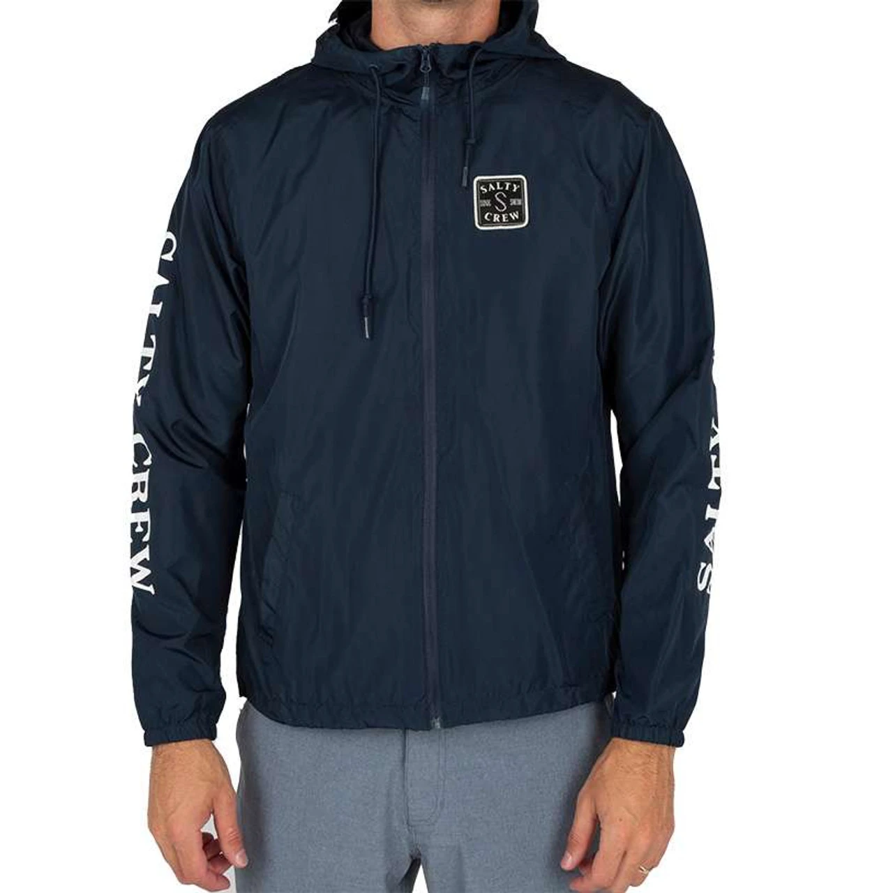 Salty Crew S-Hook Windbreaker Jacket - Navy - Small 1 Salty Crew S-Hook Windbreaker Jacket - Navy - Small