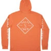 Salty Crew Tippet Pocket Hood Tech Tee - Sunburn - Medium