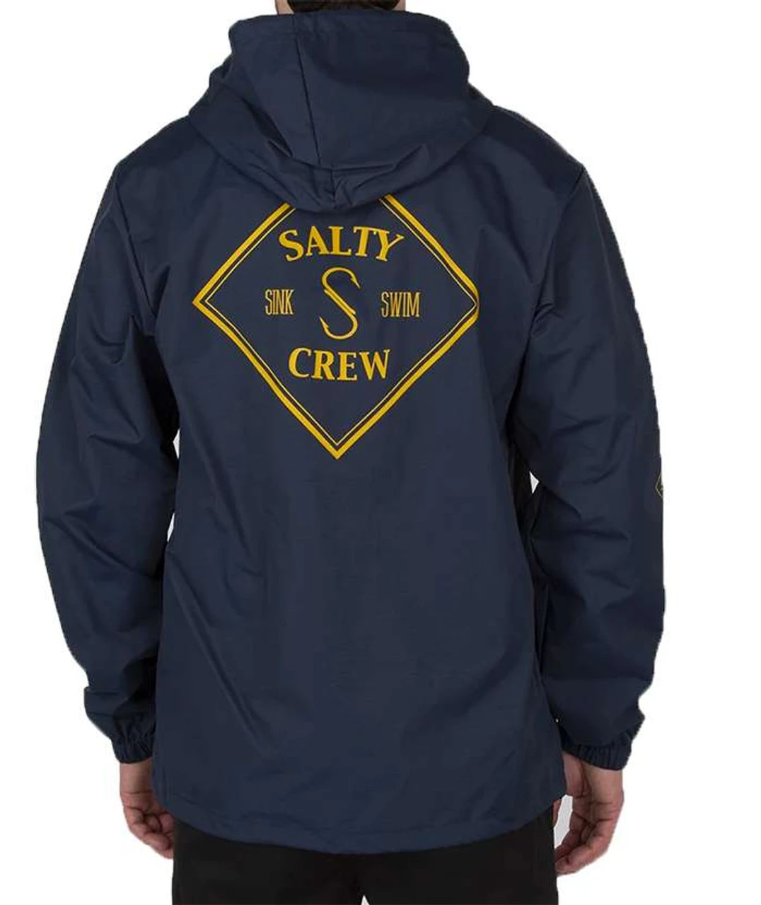 Salty Crew Tippet Snap Jacket - Navy 2 Salty Crew Tippet Snap Jacket - Navy - Image 2