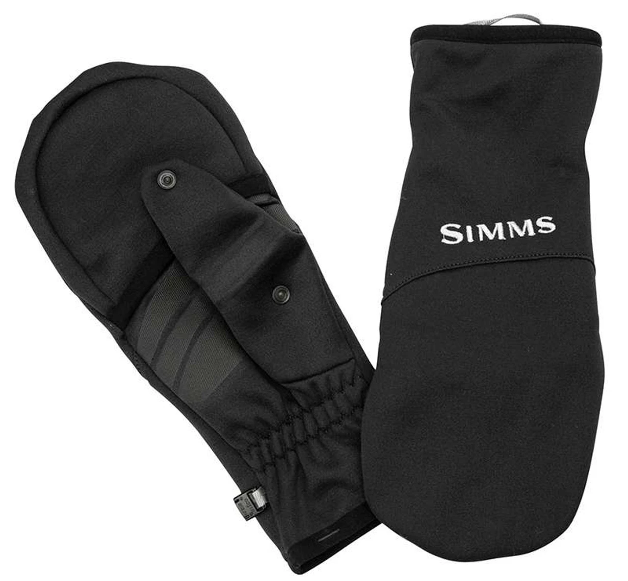 Simms Freestone Foldover Mitt - Black - X-Large 1 Simms Freestone Foldover Mitt - Black - X-Large
