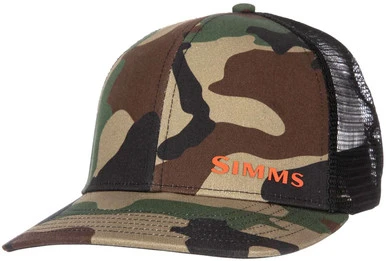Simms ID Trucker Hat - Woodland Camo 1 Simms ID Trucker Hat - Woodland Camo
