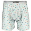 Simms Mens Boxers - Trout Critter Sterling - 2X-Large