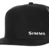 Simms Flat Brim Cap - Black