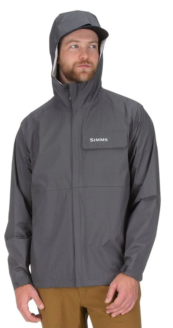 Simms Waypoints Rain Jacket - Slate - Medium 3 Simms Waypoints Rain Jacket - Slate - Medium - Image 3