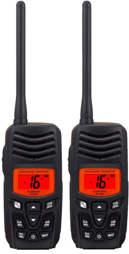 Standard Horizon HX100 HX100 2.5W Floating Handheld VHF - 2-Pack 1 Standard Horizon HX100 HX100 2.5W Floating Handheld VHF - 2-Pack
