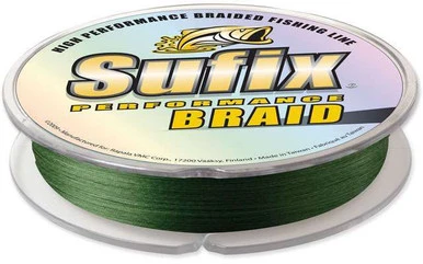 Sufix Performance Braid Lo-Vis Green - 40lb - 150yds 1 Sufix Performance Braid Lo-Vis Green - 40lb - 150yds