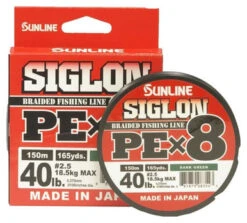 Sunline Siglon PEx8 Braided Line - Dark Green 40lb