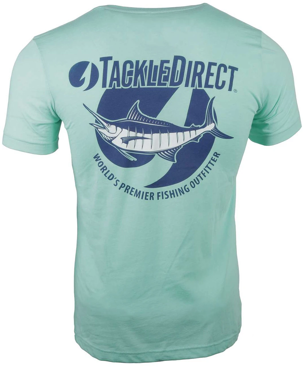 TackleDirect Marlin Short Sleeve T-Shirt - Heather Seafoam - Large 2 TackleDirect Marlin Short Sleeve T-Shirt - Heather Seafoam - Large - Image 2