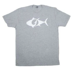 TackleDirect Tuna Logo Mens T-Shirt - Heather Gray - Size XX-Large -Daiwa Sales Store tackledirect tuna logo mens t shirt heather gray tda 0507 4 25680.1671654343