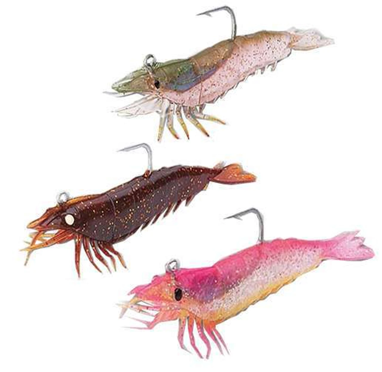 Tsunami Holographic Shrimp Lures 1 Tsunami Holographic Shrimp Lures