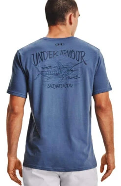 Under Armour Illustrated Marlin T-Shirt - Mineral Blue