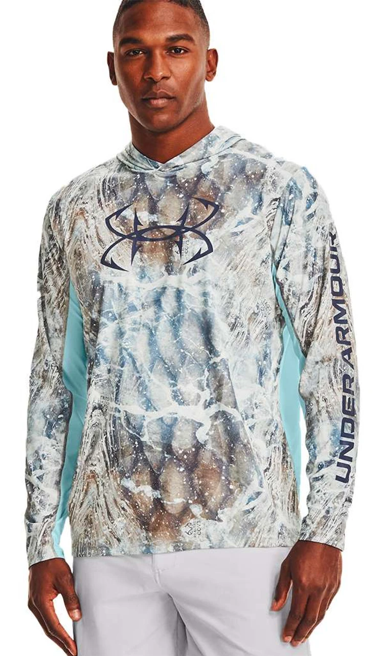 Under Armour Iso-Chill Shorebreak Camo Hoodie - Realtree COV3 - M 1 Under Armour Iso-Chill Shorebreak Camo Hoodie - Realtree COV3 - M