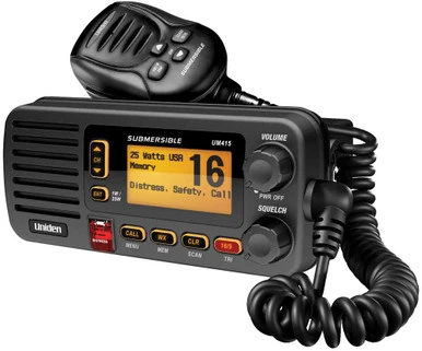 Uniden UM415-BK DSC 25-Watt Full-Featured VHF Marine Radio - Black 1 Uniden UM415-BK DSC 25-Watt Full-Featured VHF Marine Radio - Black