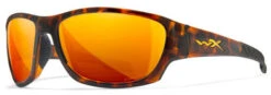 Wiley X WX Climb Sunglasses - Bronze Mirror Lens/Gloss Tortoise Frame