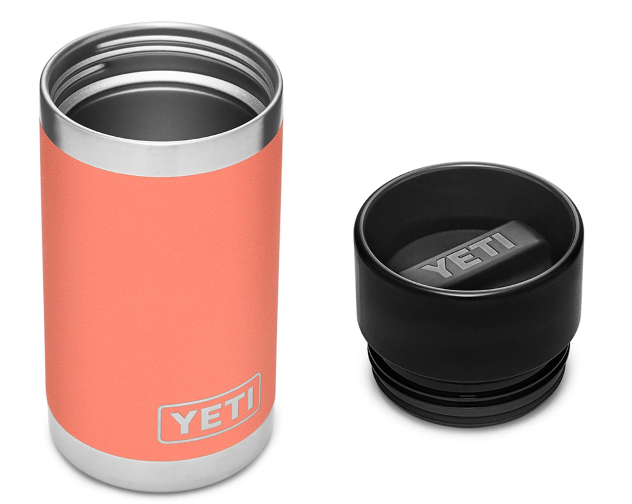 YETI Rambler 12oz With Hot Shot Cap - Coral 3 YETI Rambler 12oz With Hot Shot Cap - Coral - Image 3