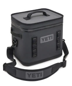 YETI Hopper Flip 12 Softsided Cooler - Charcoal -Daiwa Sales Store yeti yhopf12g hopper flip soft sided cooler charcoal 71290.1651346914