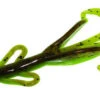 Zoom Baby Brush Hog Bait - 4in - Bullfrog